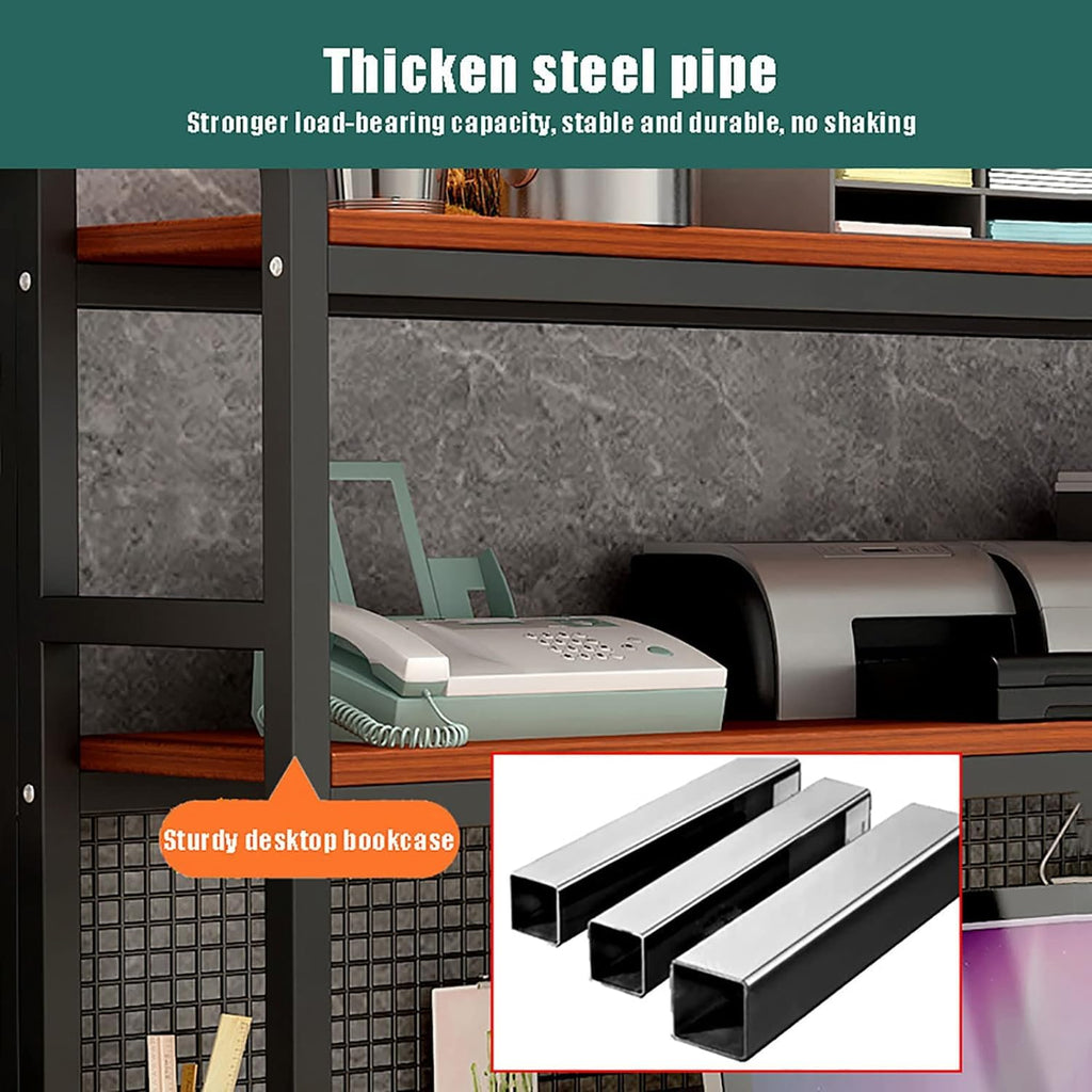3-Tier Wood Desktop Bookshelf P875