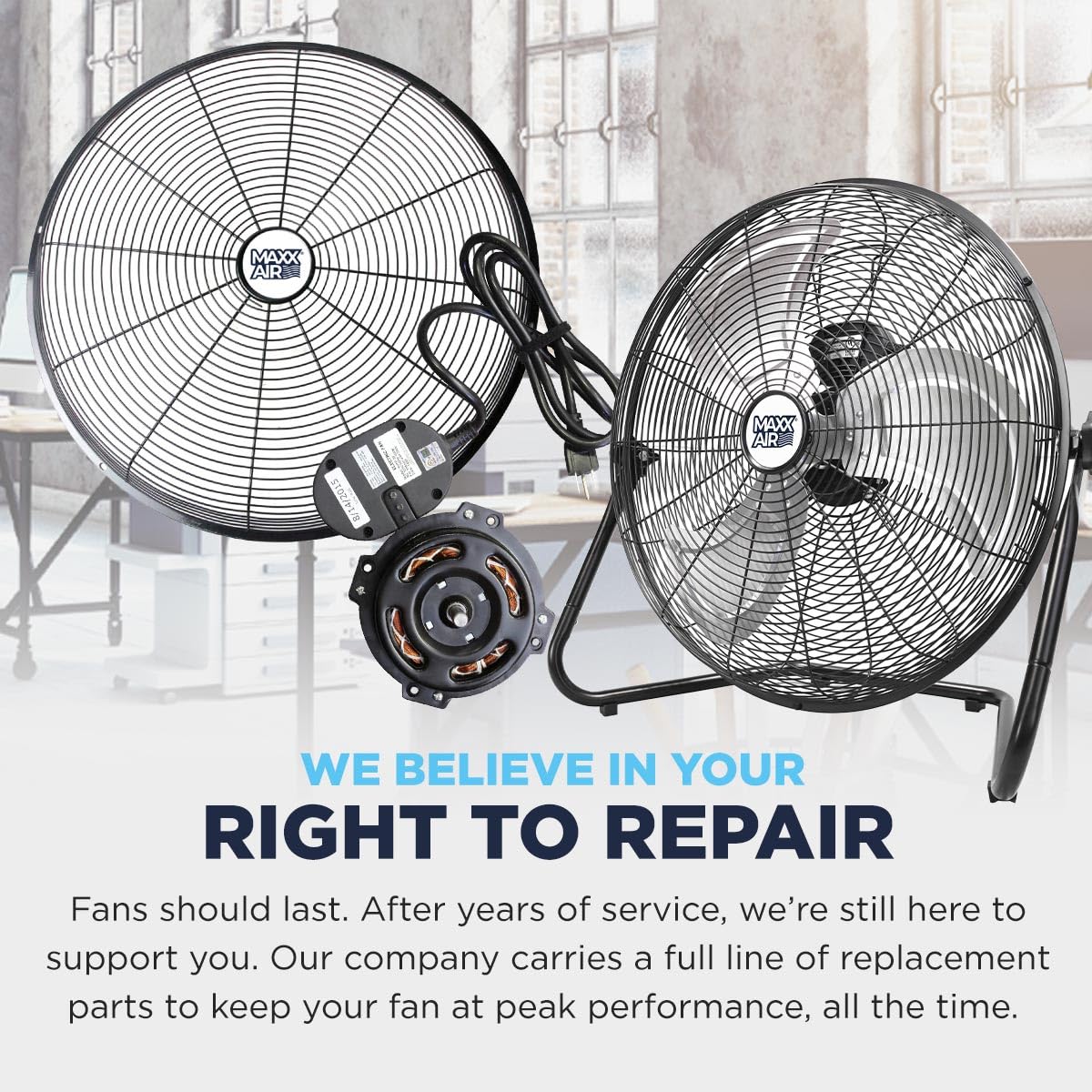 20 Inch 3-Speed High Velocity Wall Fan B28987