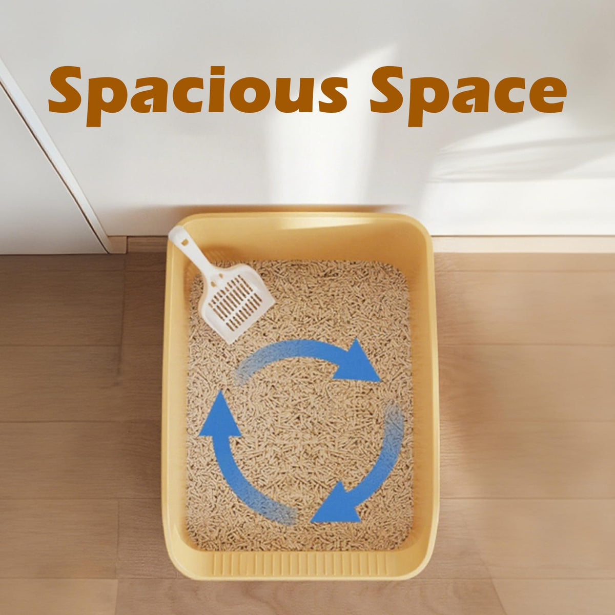 Large High Sides Cat Litter Box V712430
