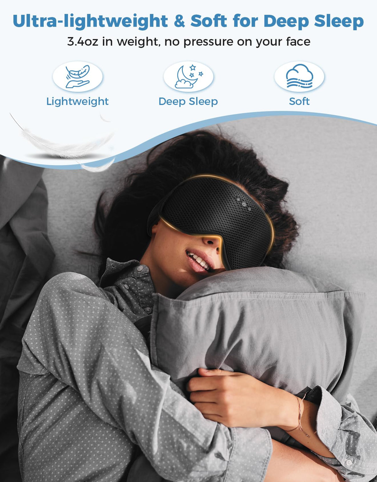 Bluetooth Sleep Mask with Headphones L59687