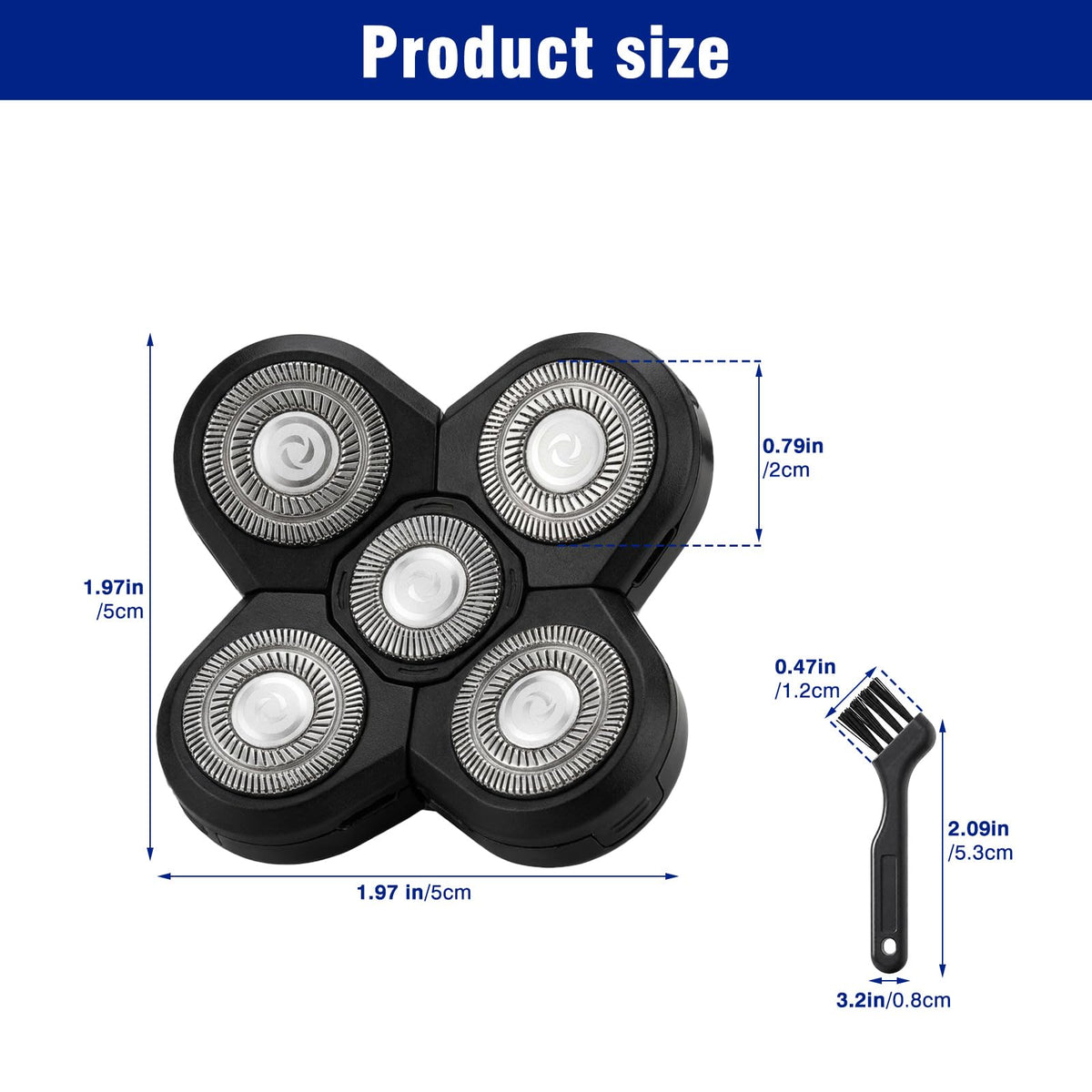 5 Pack Replacement Blades for Electric Razor C985310