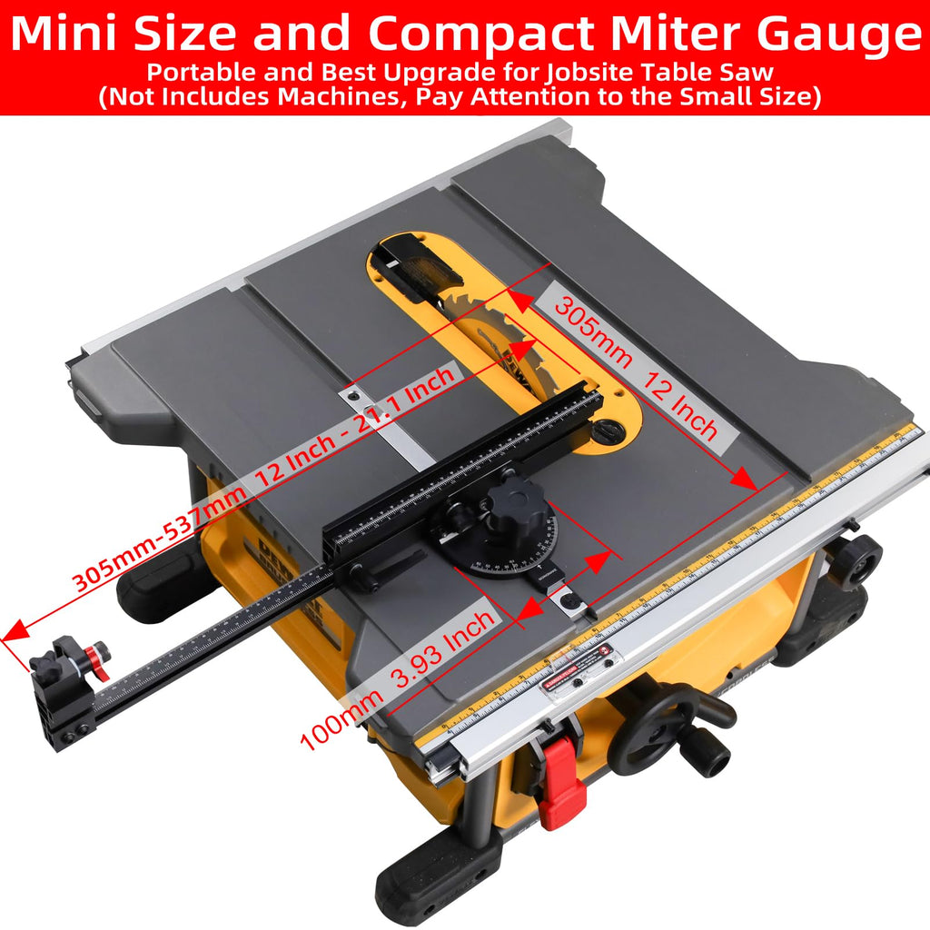 Small Table Saw Miter Gauge with Extendable Fence G266813