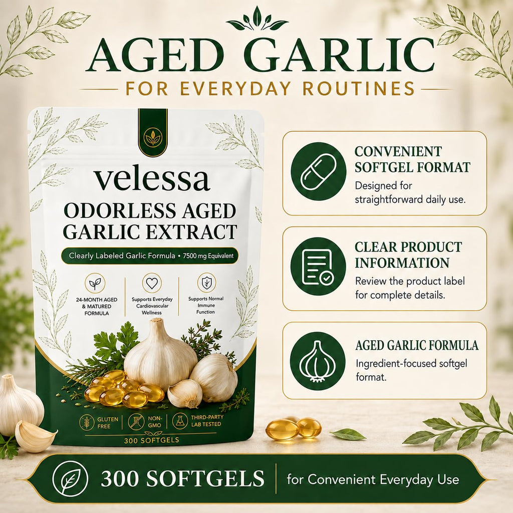Odorless Aged Garlic Extract 300 Softgels L269875