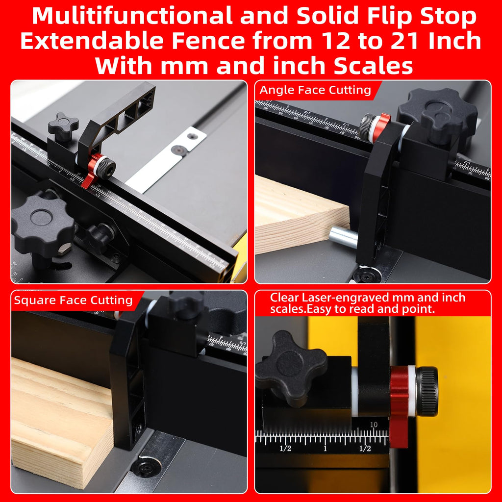 Small Table Saw Miter Gauge with Extendable Fence G266813