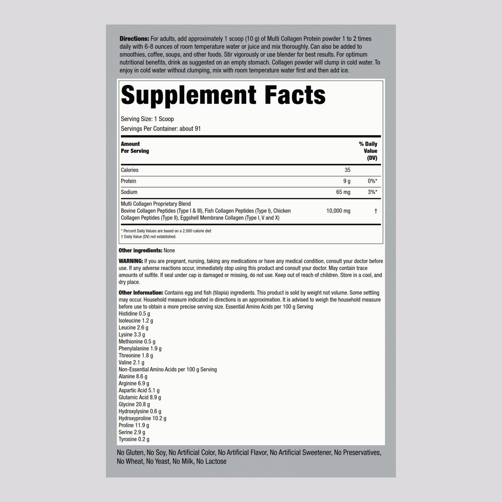 Multi Collagen Protein Powder 32oz F273502
