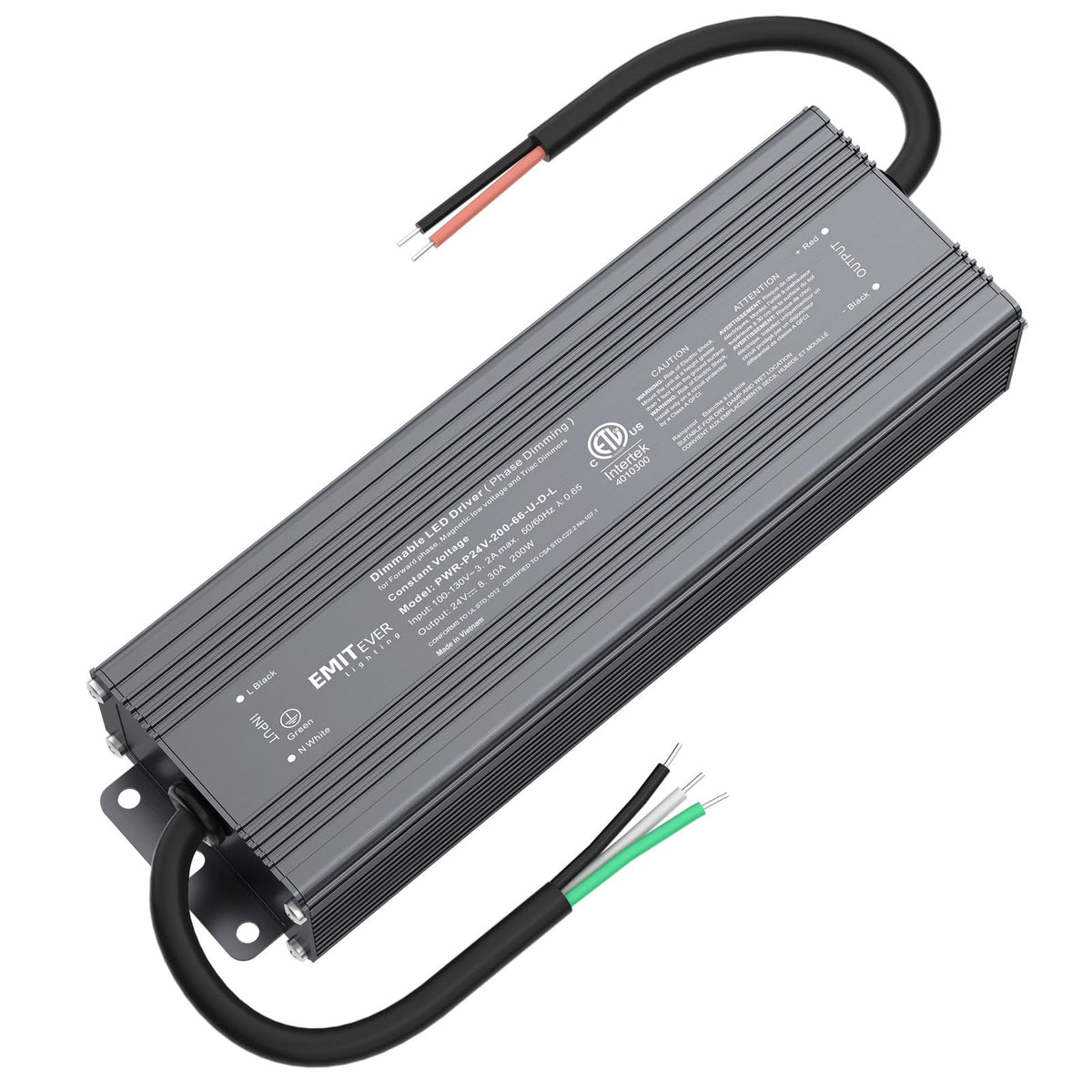 200W 24V Triac Dimmable LED Driver P3013