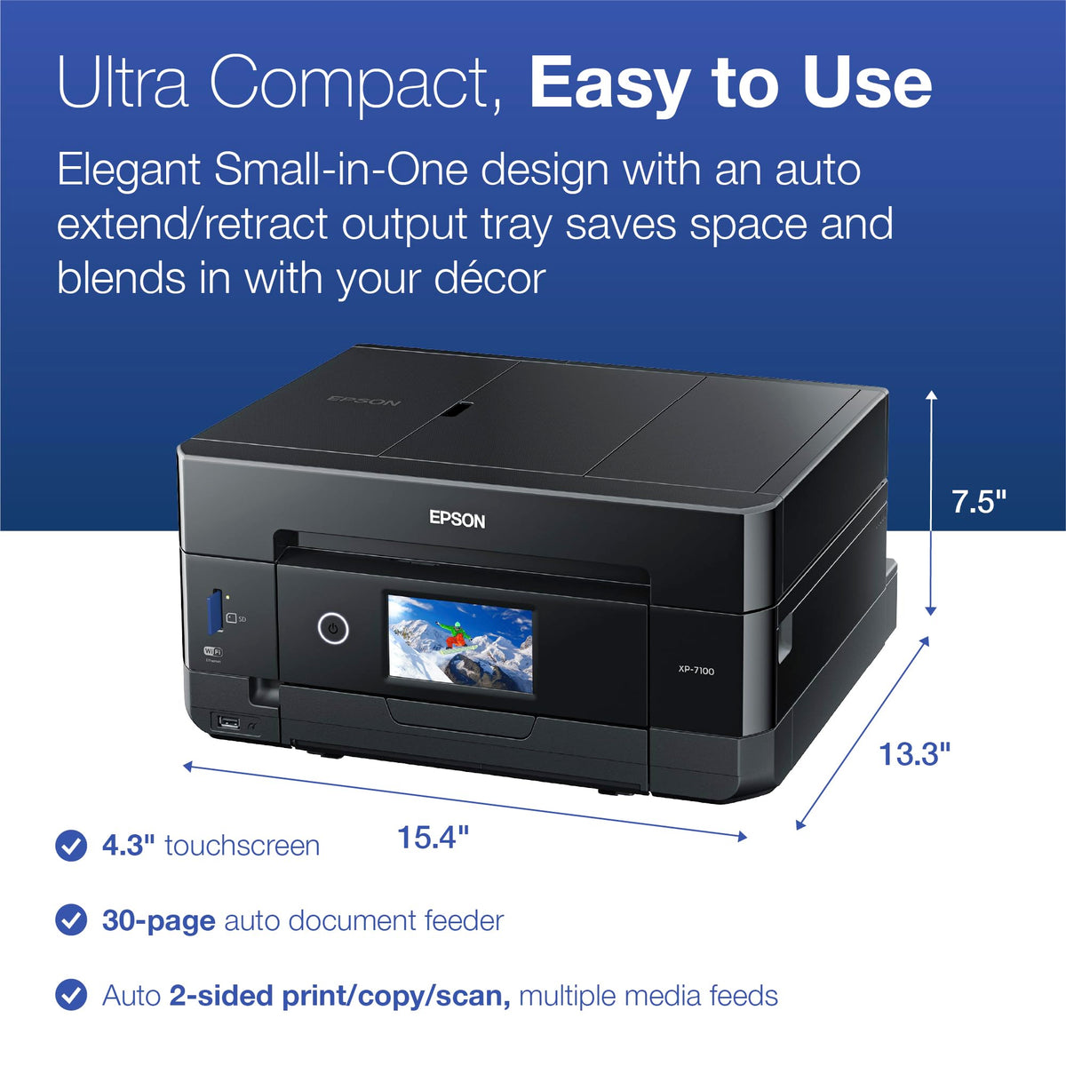 Wireless Color All-in-One Inkjet Printer V241359