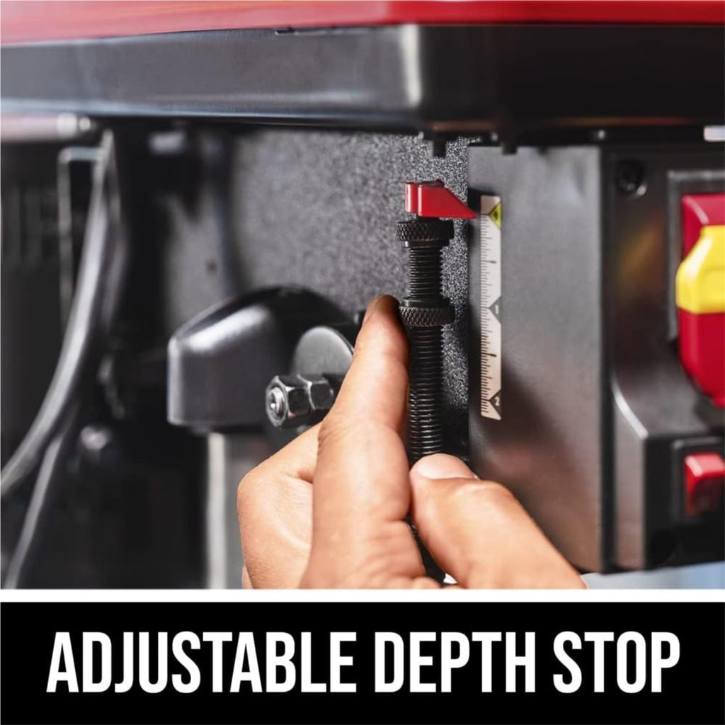 10 In. 5-Speed Benchtop Drill Press with Work Light Y90134