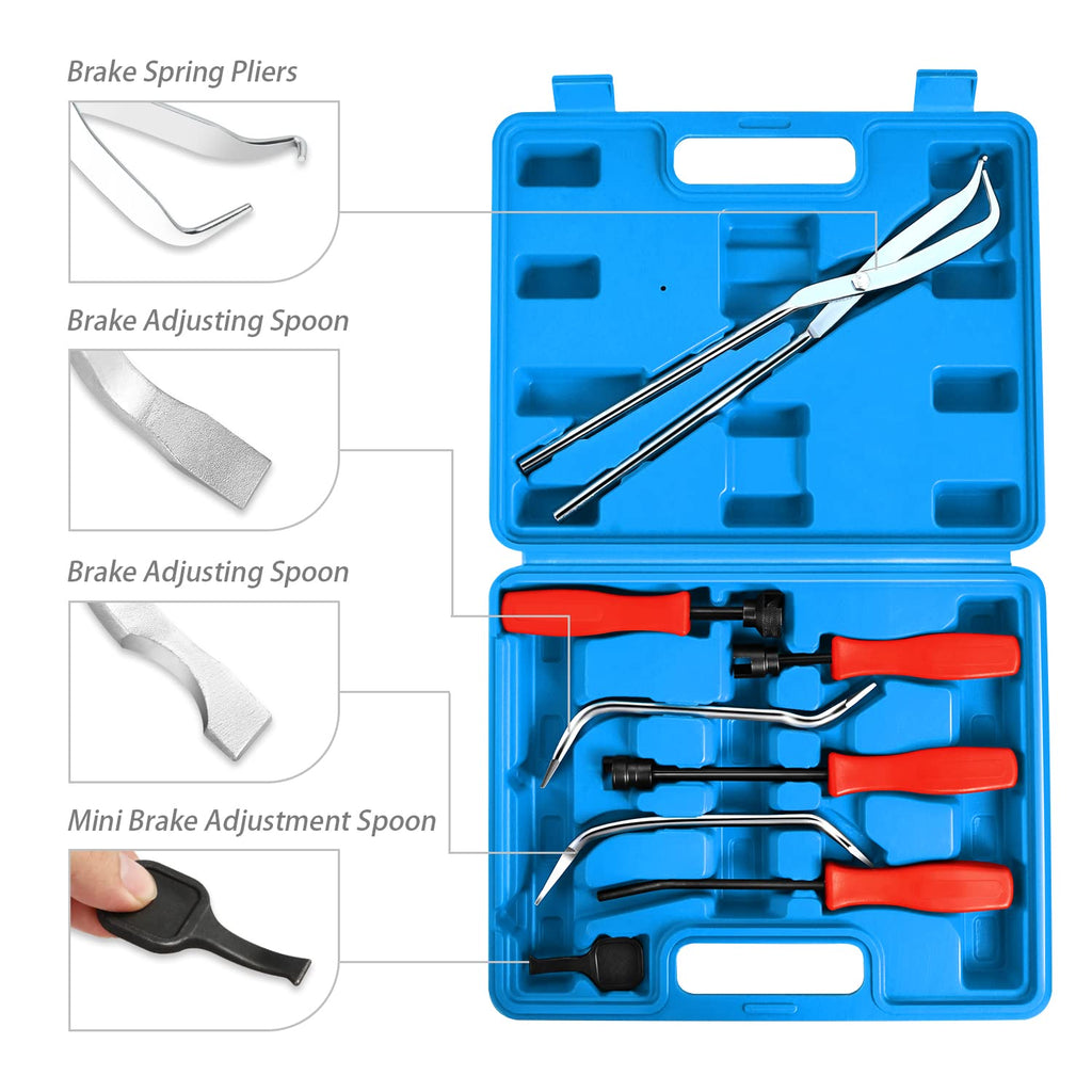 8 Pcs Brake Service Kit with Carrying Case B142613