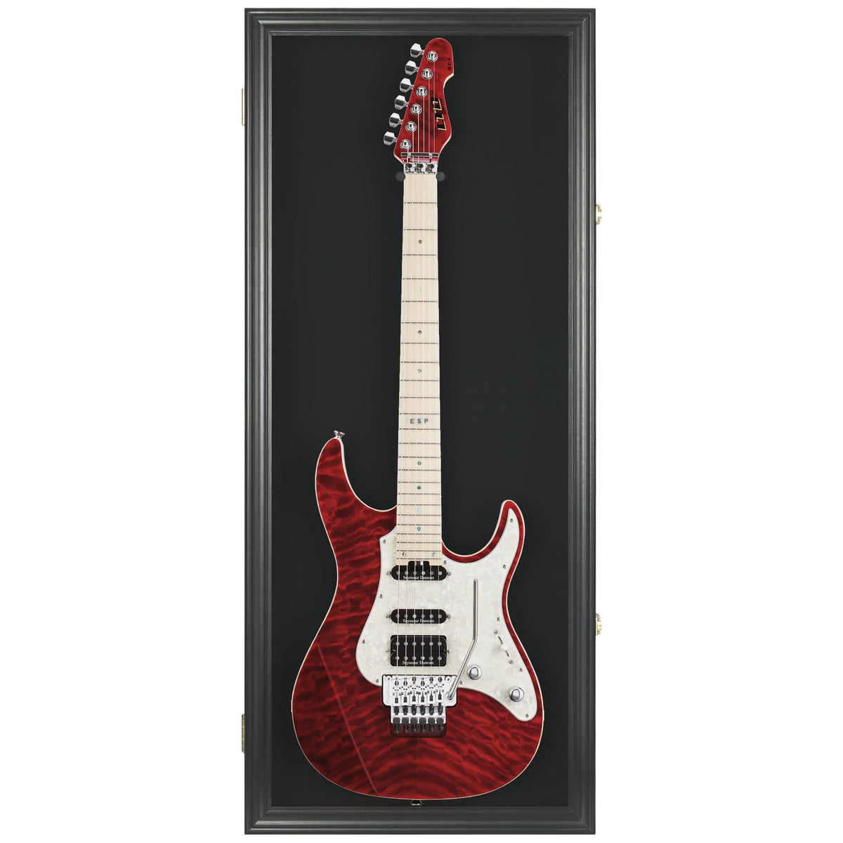 42" Electric Guitar Display Case Cabinet Shadow Box with Lock T841