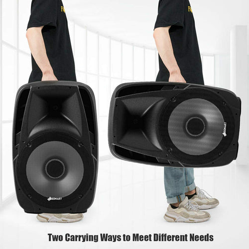 15" 1500W 2-Way Portable PA Speaker System A9769