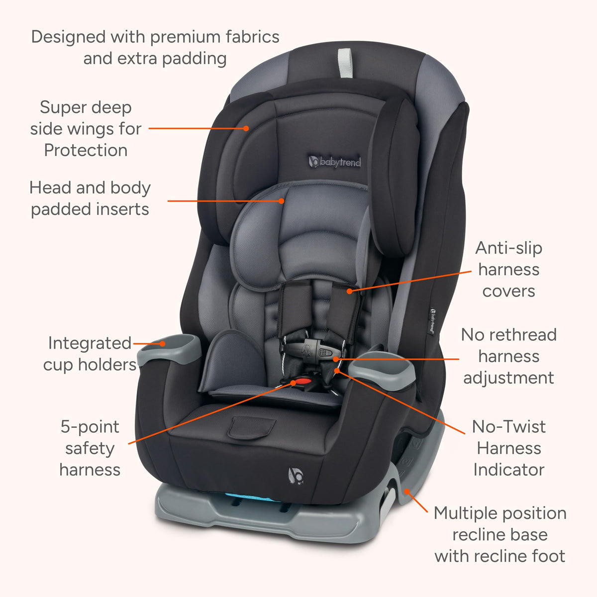 4-in-1 Convertible Car Seat V8496