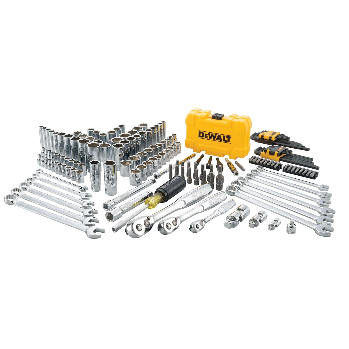 168-Piece Mechanic Tool Set with Case, Metric and Standard B997591