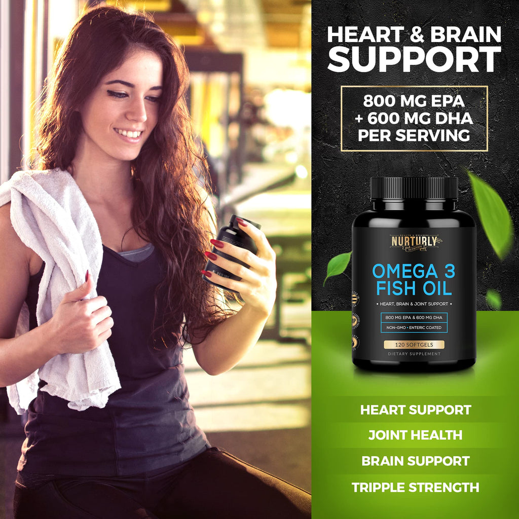 Omega 3 Fish Oil 2000mg 120 Softgels X7416