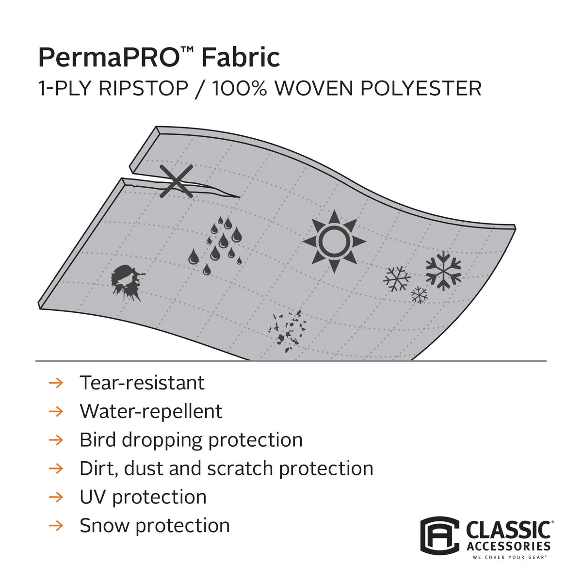 Water-Repellent Camper Cover F940105