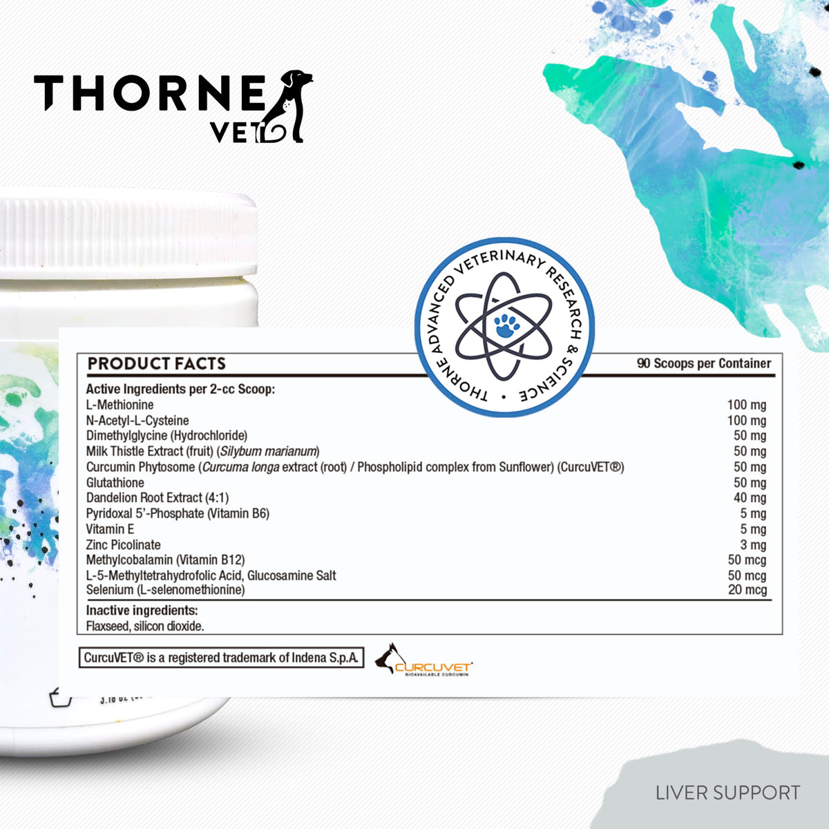 Liver Support Powder for Dogs & Cats O91135