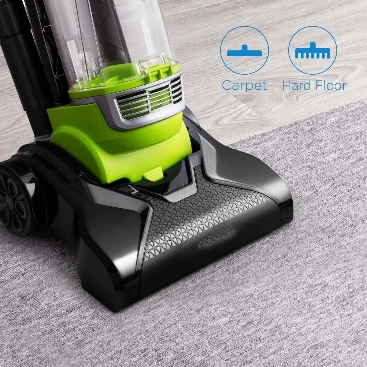Bagless Upright Vacuum with Crevice Tool and Dusting Brush J121