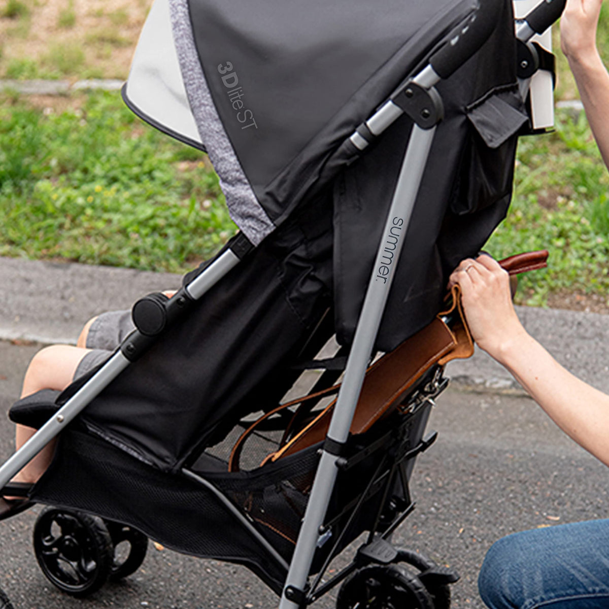 Black & Gray Lightweight Steel Frame Stroller F143912