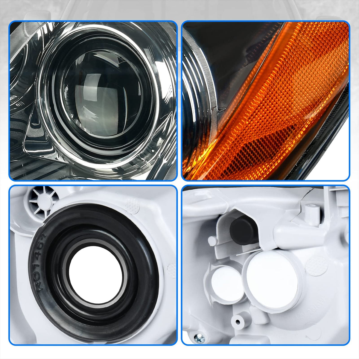 Chrome Housing Headlights R442165