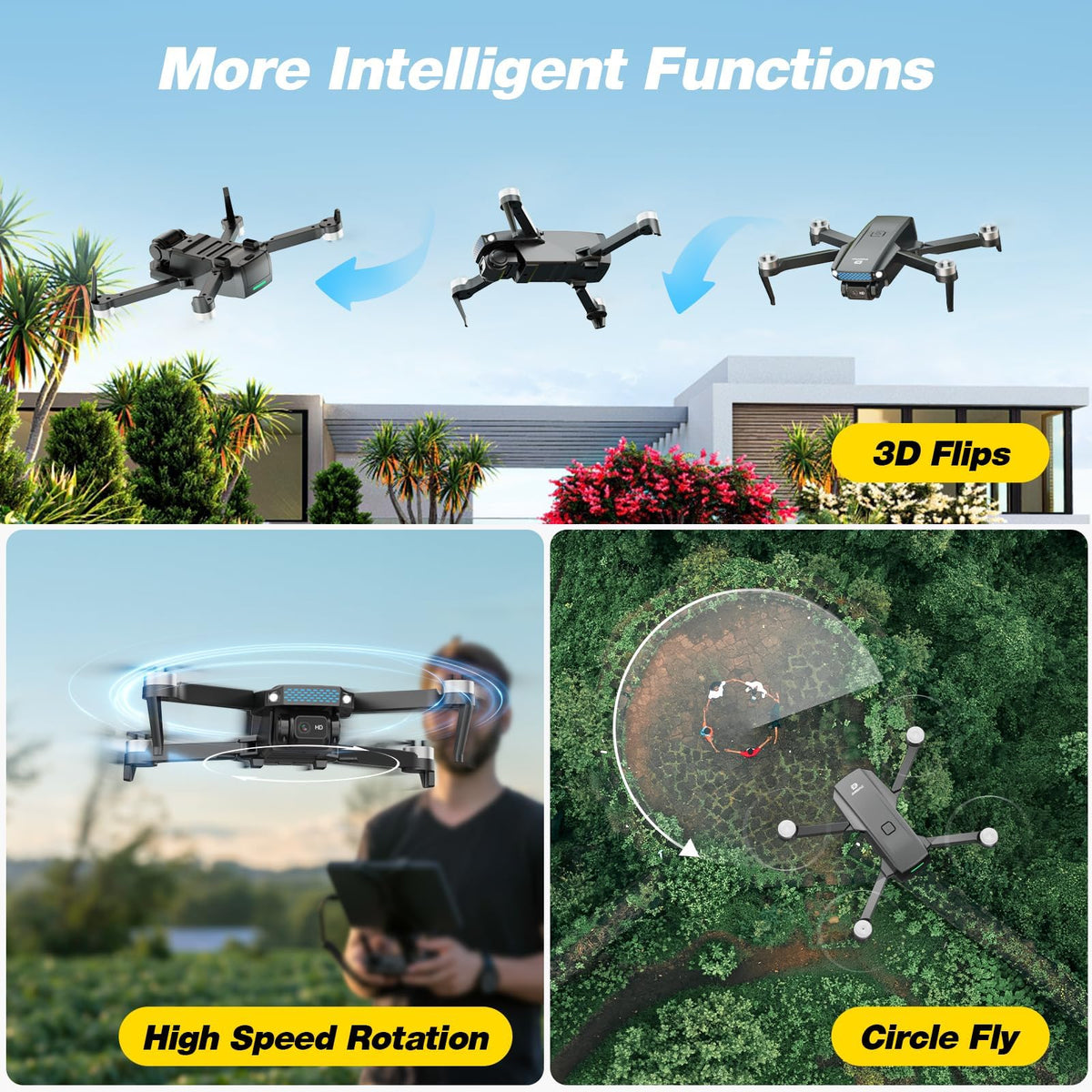 Camera Drone with 2 Batteries N7191