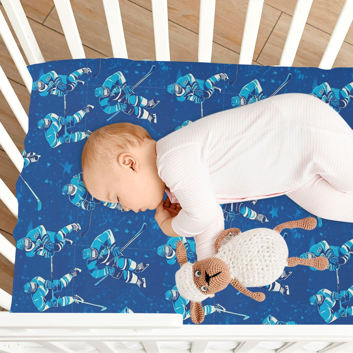 Soft Breathable Microfiber Fitted Crib Sheet R693
