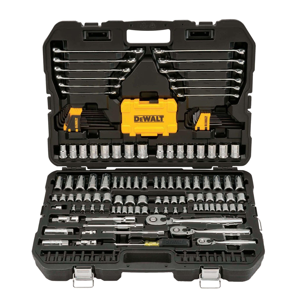 168-Piece Mechanic Tool Set with Case, Metric and Standard B997591