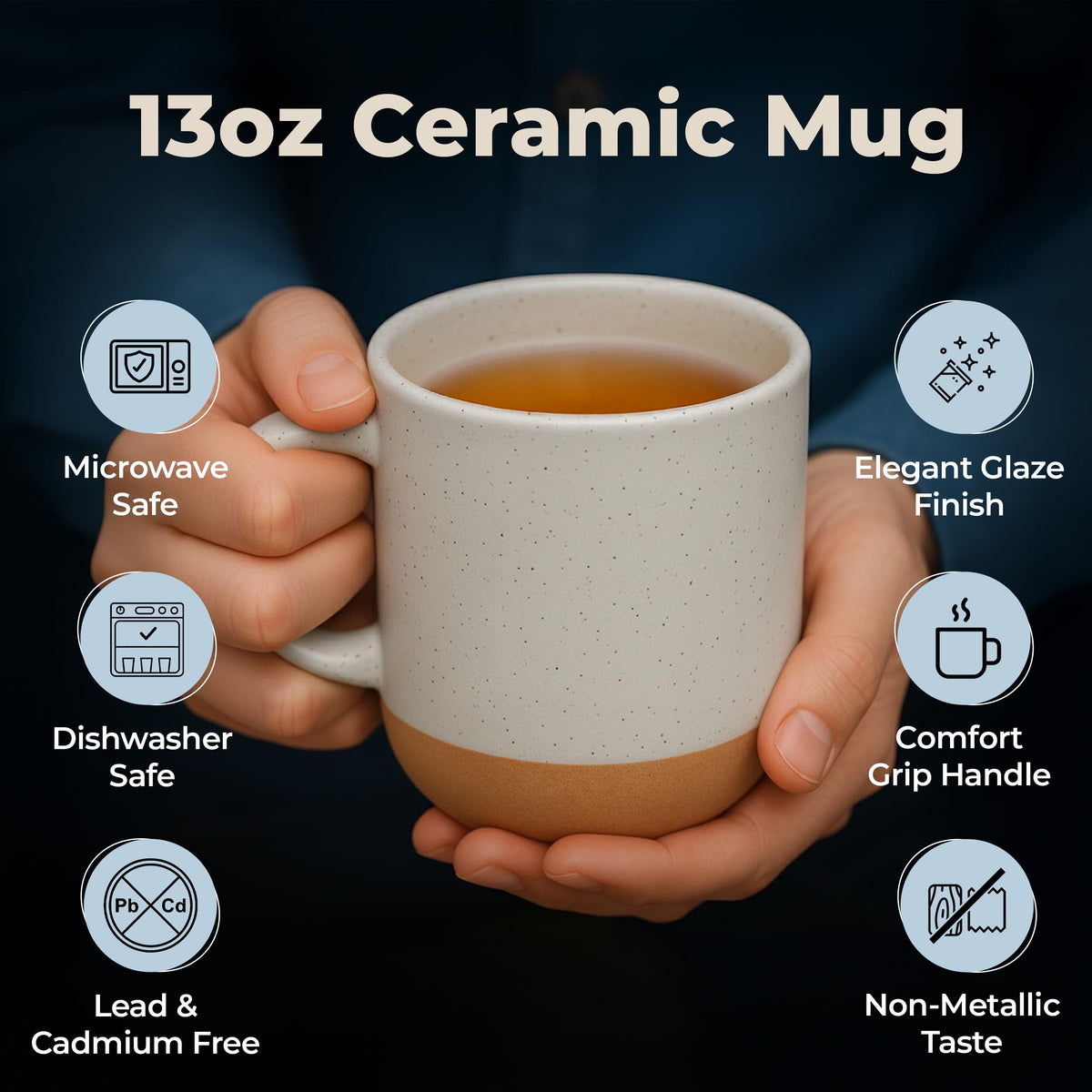Ceramic Mug Socks Candle Tea Gift Set M33015