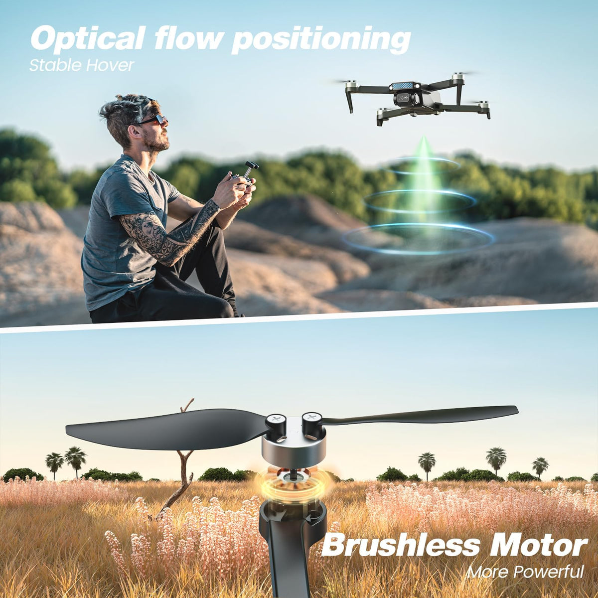 Camera Drone with 2 Batteries N7191