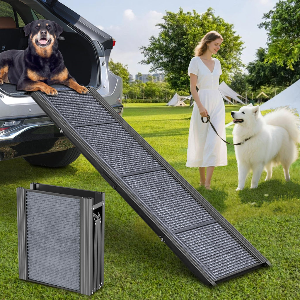 63" L × 17" W Lightweight Foldable Dog Ramp D11977