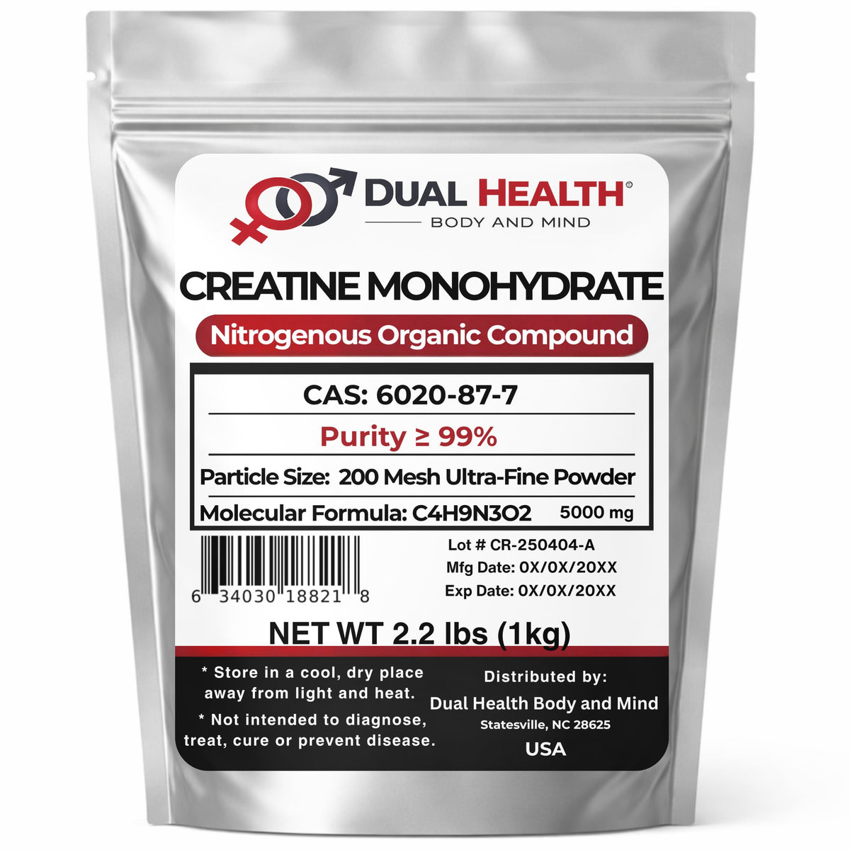 Pure Micronized Creatine Monohydrate Powder 1000 Grams U719631