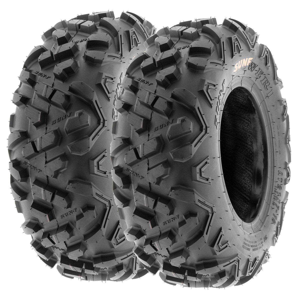 Set of 4 All-Terrain Off Road Tires 19x7-8 18x9.5-8 6 PR B33374