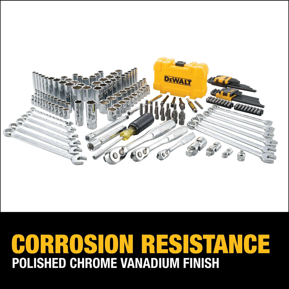 168-Piece Mechanic Tool Set with Case, Metric and Standard B997591