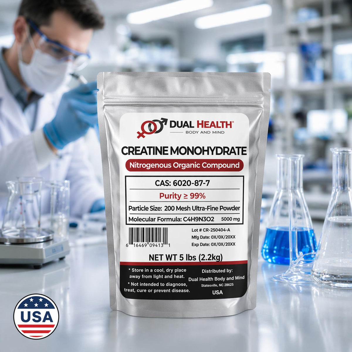 Pure Micronized Creatine Monohydrate Powder 1000 Grams U719631