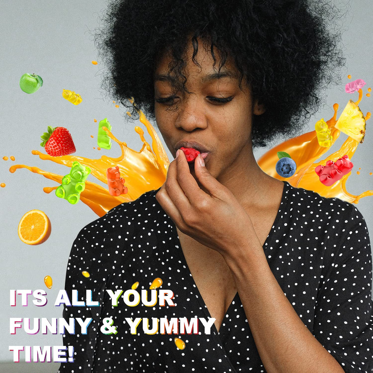 Natural Organic Vegan Non-GMO Dietary Gummies K42010