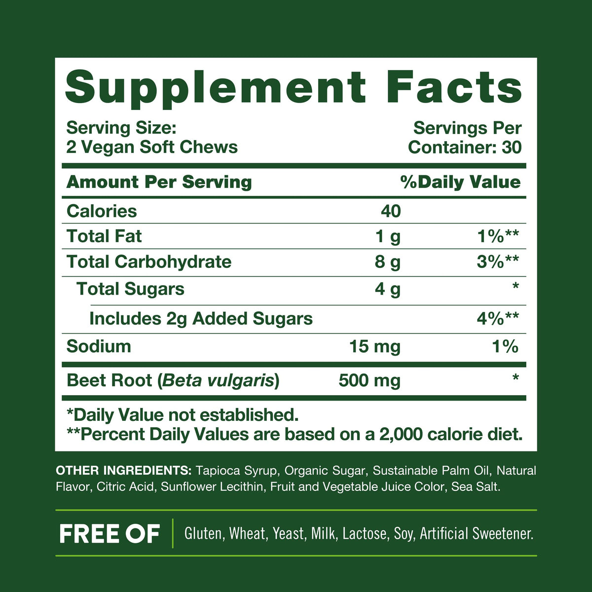 Beet Root Chews S866662