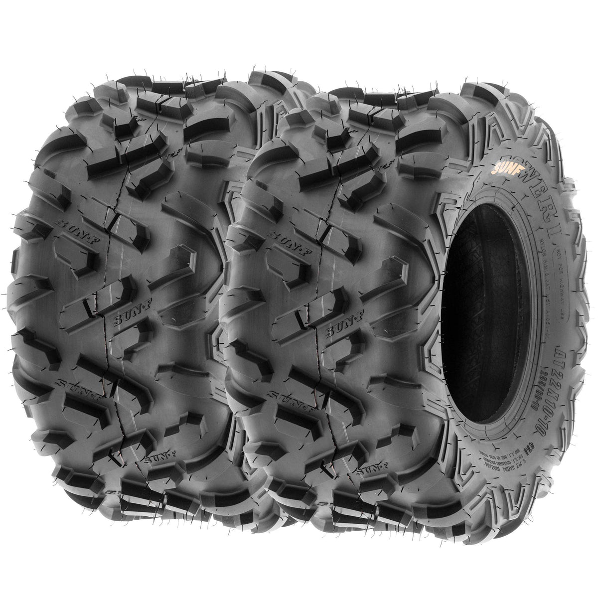 Set of 4 All-Terrain Off Road Tires 19x7-8 18x9.5-8 6 PR B33374