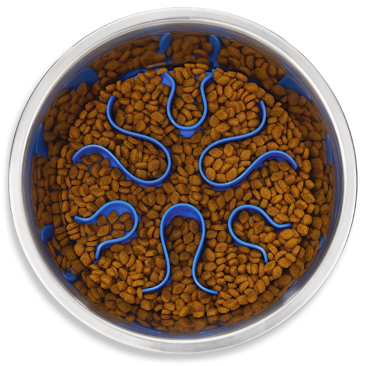 Stainless Steel Slow Feed Dog Bowl Y158